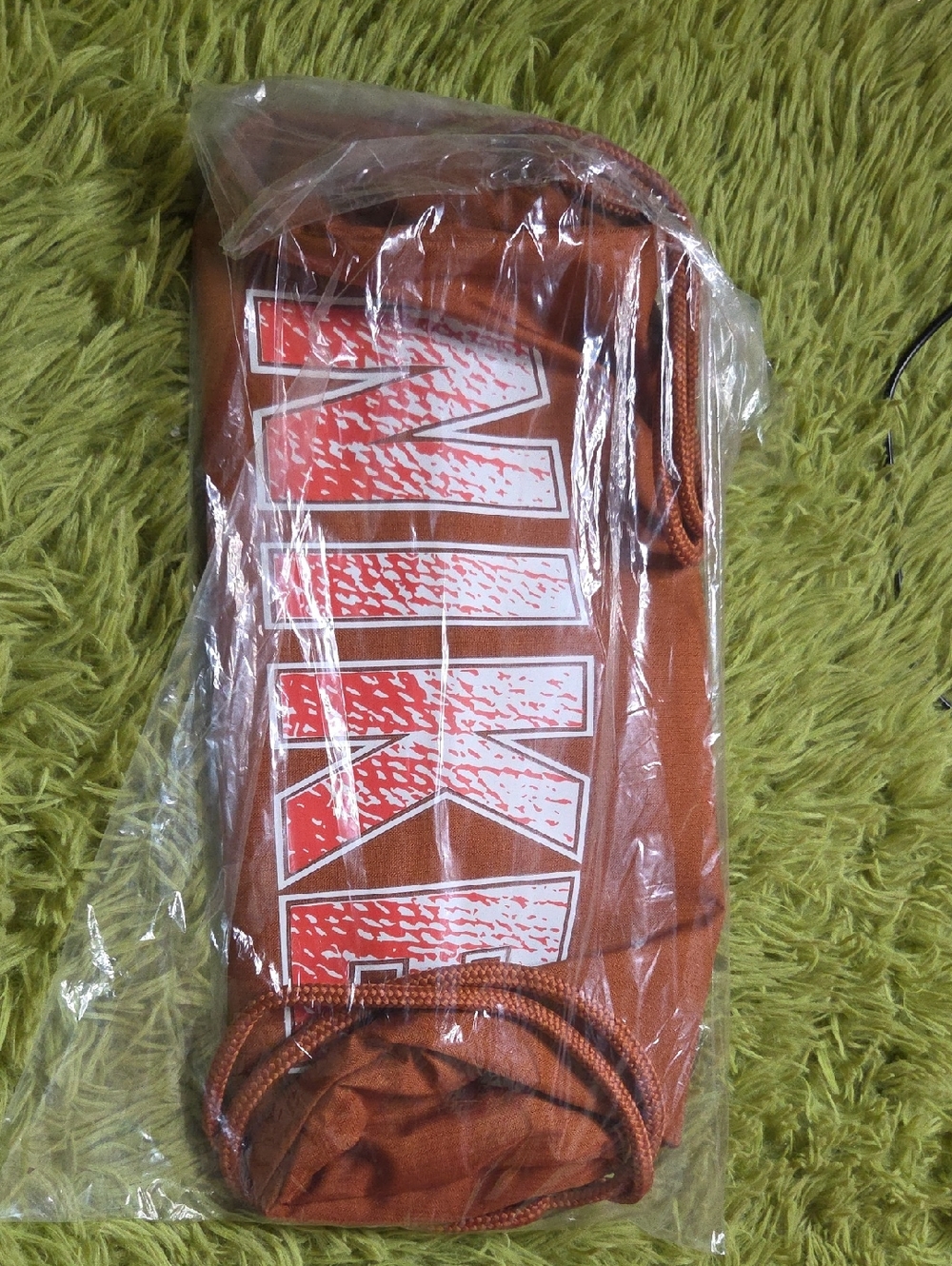 Nike Orange Braided‎ Drawstring Bag